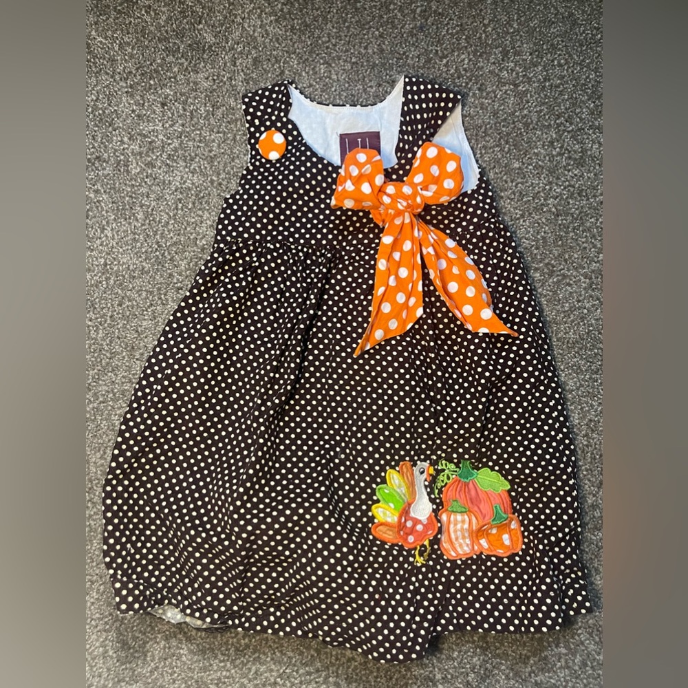 Lil Cactus 3T Thanksgiving dress